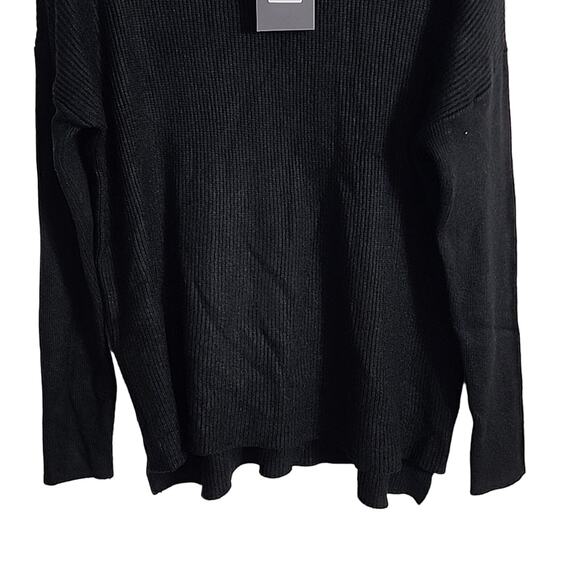 Devotion by Cyrus Black Ribbed Sweater, NWT, Small - Picture 3 of 8